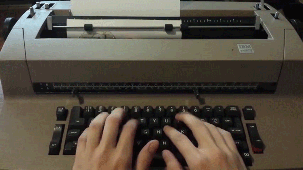 typewriter animation